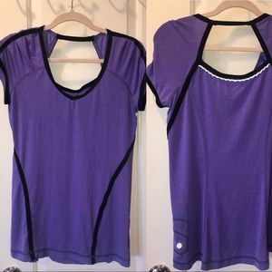 lululemon purple athletic top